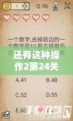 還有這種操作2第24關(guān)詳細(xì)攻略：揭秘第24關(guān)通關(guān)答案全解析