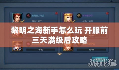 黎明之海新手怎么玩 開服前三天滿級后攻略