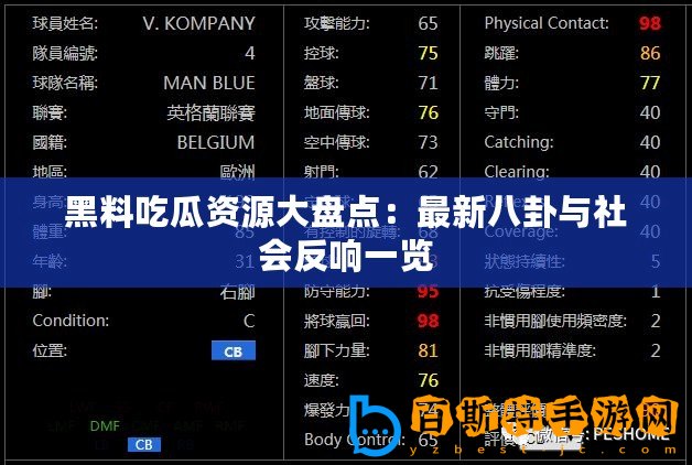 黑料吃瓜資源大盤點：最新八卦與社會反響一覽