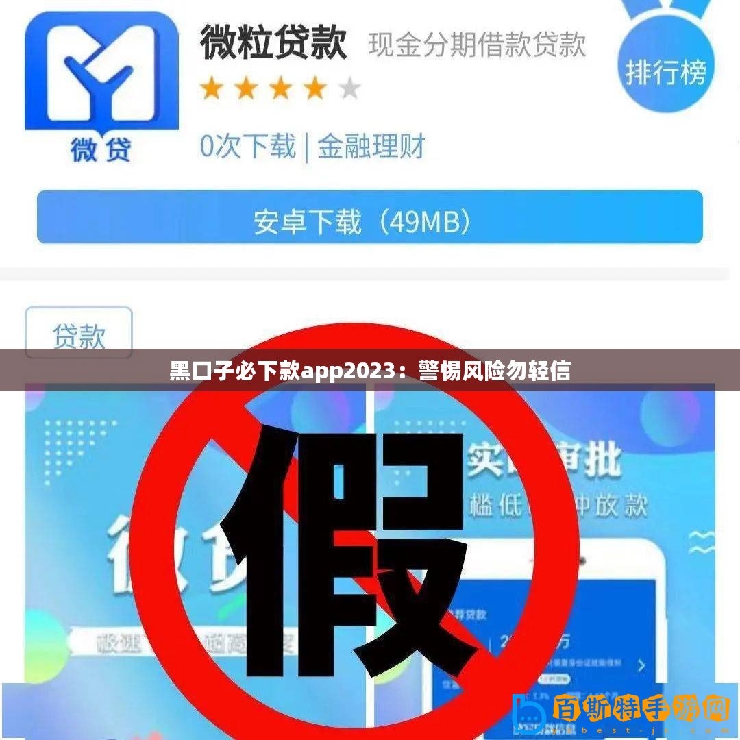 黑口子必下款app2023：警惕風(fēng)險(xiǎn)勿輕信