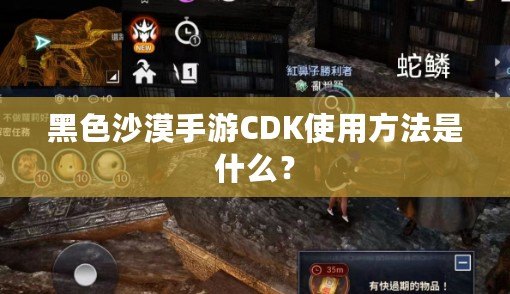 黑色沙漠手游CDK使用方法是什么？