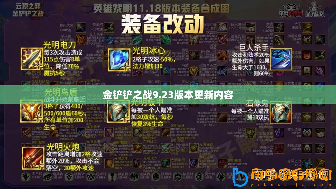 金鏟鏟之戰(zhàn)9.23版本更新內(nèi)容